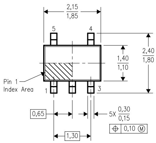 DCK (R-PDSO-G5) PLASTIC SMALL-…