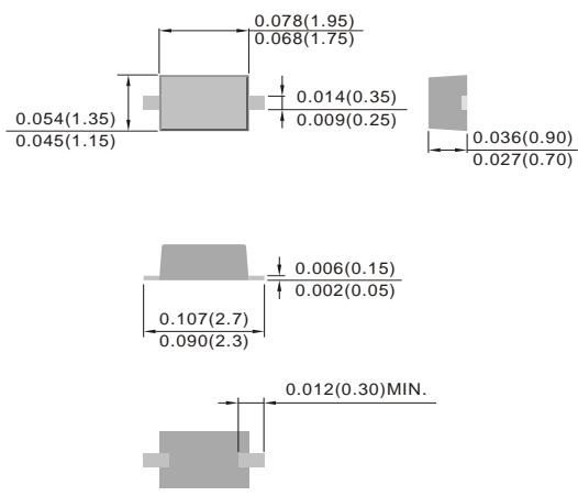 SOD-323 Dimension Unit: inch(m…